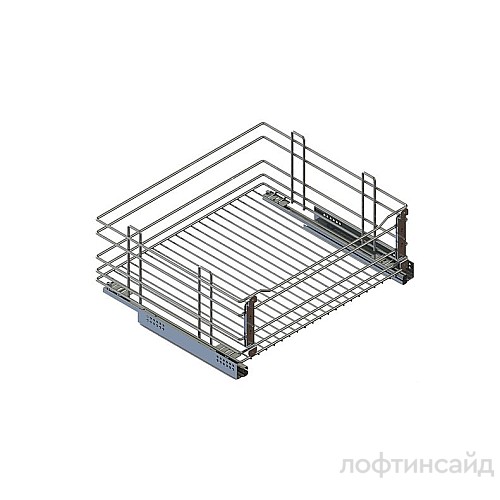 Выкатная корзина в нижнюю базу с доводчиком 60893