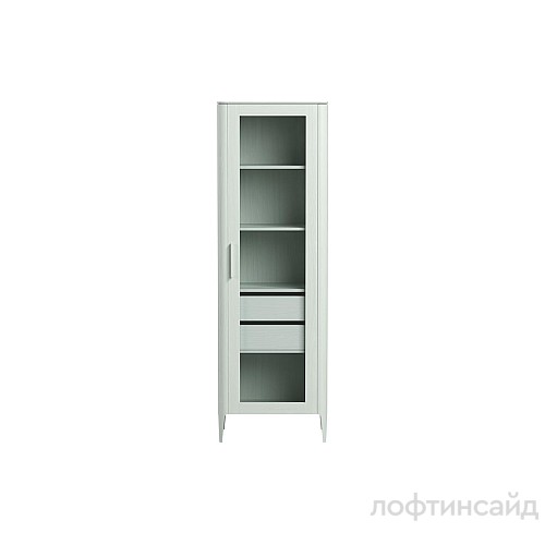 Витрина type oak стеклянная высота 200 см r (белый) tyr10202030101