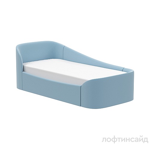 Диван-кровать kidi soft с низким изножьем 90*200 см r (голубой) kd010504020101