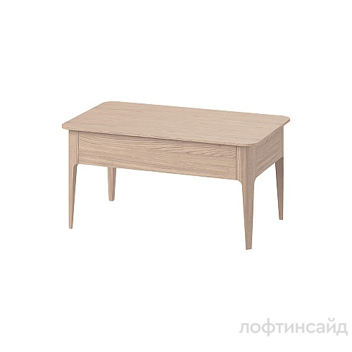 Журнальный столик type oak 80*48 см (беленый дуб) ty010201050101