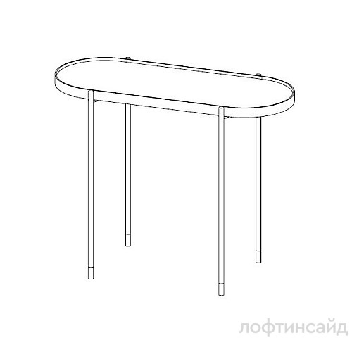 Консоль TOLEDO GT2298-1000 Dining table