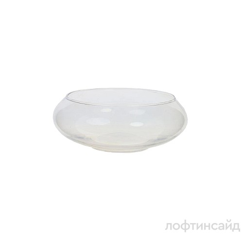 Ваза Round Glass ОГО 802411, прозрачный