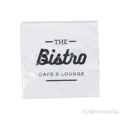 Салфетки Bistro Design ОГО 565680, белый