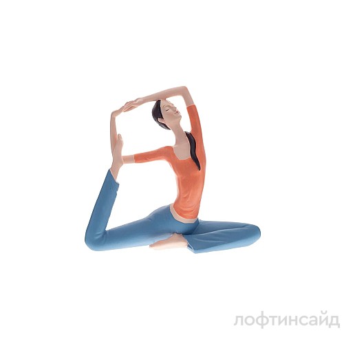 Фигурка декоративная Yoga ОГО 802429, розовый, голубой