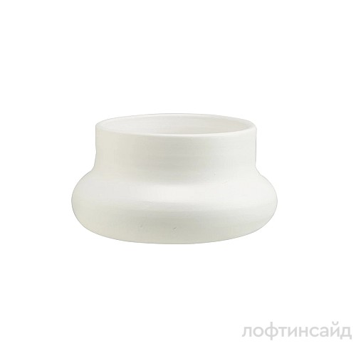 Ваза Round White ОГО 826494, белый