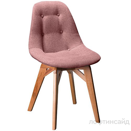 Стул Eames Lite Cacao milk/Натур, Розовый