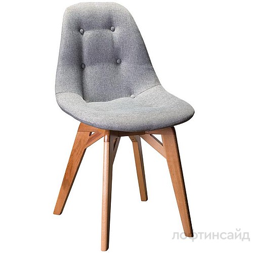 Стул Eames lite Грей/Натуральный Бук, Грей