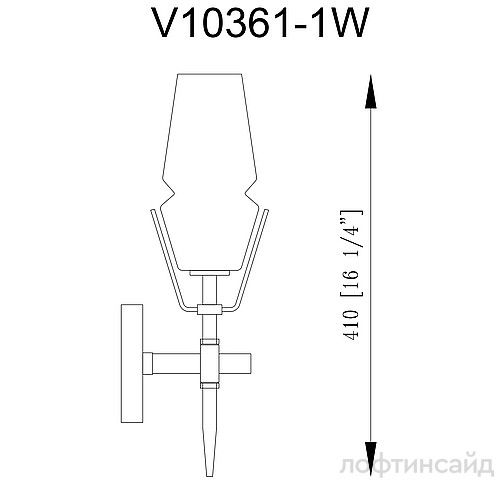 Бра moderli v10361-1w stella yt000034934