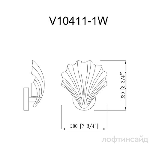 Бра moderli v10411-1w justine yt000034946