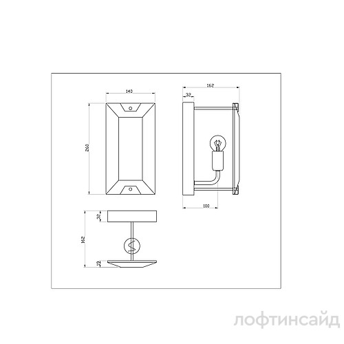 Бра moderli v10472-1w rizar yt000035380