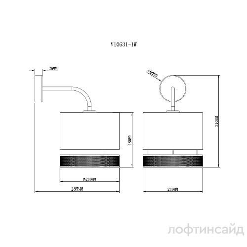 Бра Moderli V10631-1W Gela УТ000036820