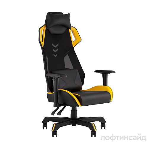 Кресло игровое TopChairs Рэтчэт желтый УТ000036991