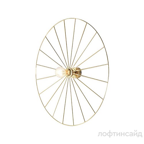 Бра wheel 60 cm золотой + цоколь 10 cm золотой 092258