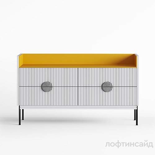 Комод alto yellow светло-серый 0368lg