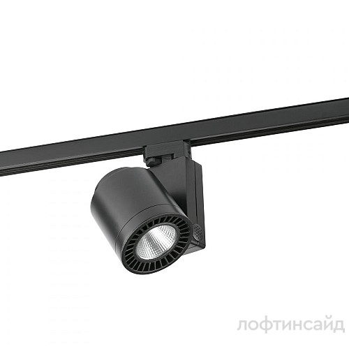 Трековый светильник cylinder черный led meat 24w 4000k 56º дали 068087