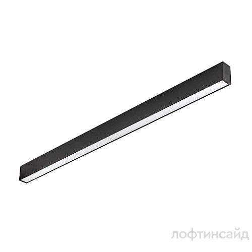 Черный многофункциональный светильник via 112cm 25w 3000k 113712