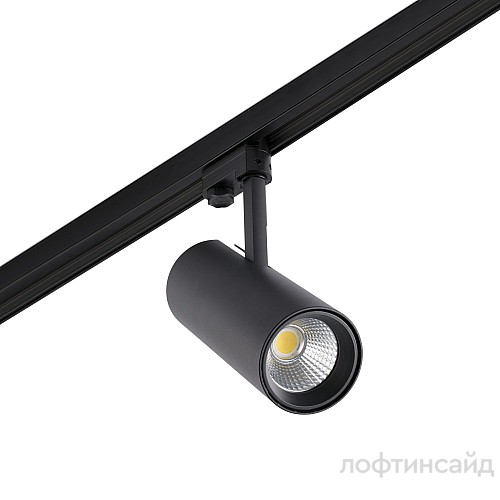 Трековый прожектор fuga medium черный led 22w 2700k 24є dali 113716