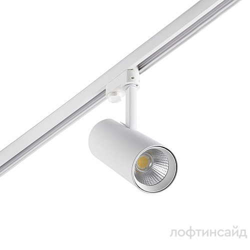 Белый трековый прожектор fuga medium led cri95 28w 4000k 60є 115779