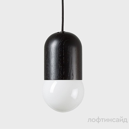 Подвесной светильник light bean black c чёрным проводом lb-3