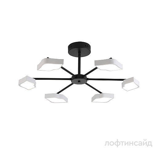 Люстра потолочная светодиодная moderli v1140-6cl hight led*60w yt000016992