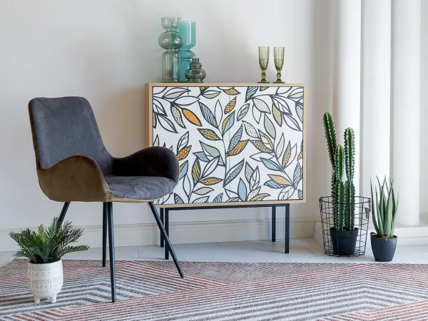 Интерьер: Композиция Boho Color 4, Шкаф Boho Color низкий, Композиция Boho Color 4 — стиль Современный