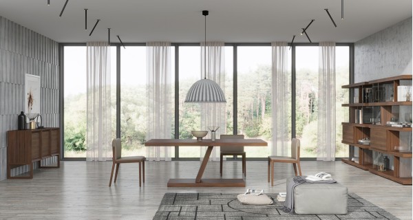 Интерьер: Буфет ZARAGOZA, MOD INTERIORS, Обеденный стол ZARAGOZA, MOD INTERIORS — стиль Современный